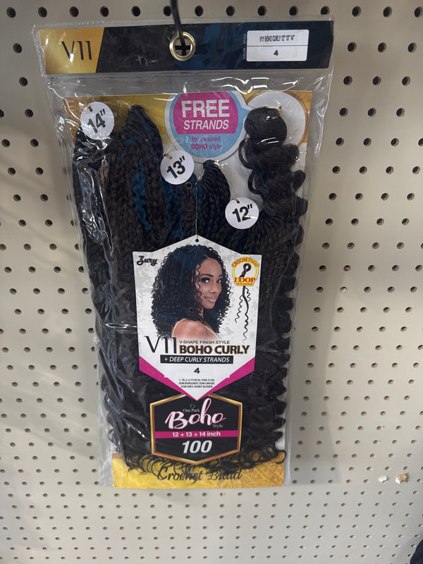 ZURY V11 BOHO CURLY CROCHET BRIADS