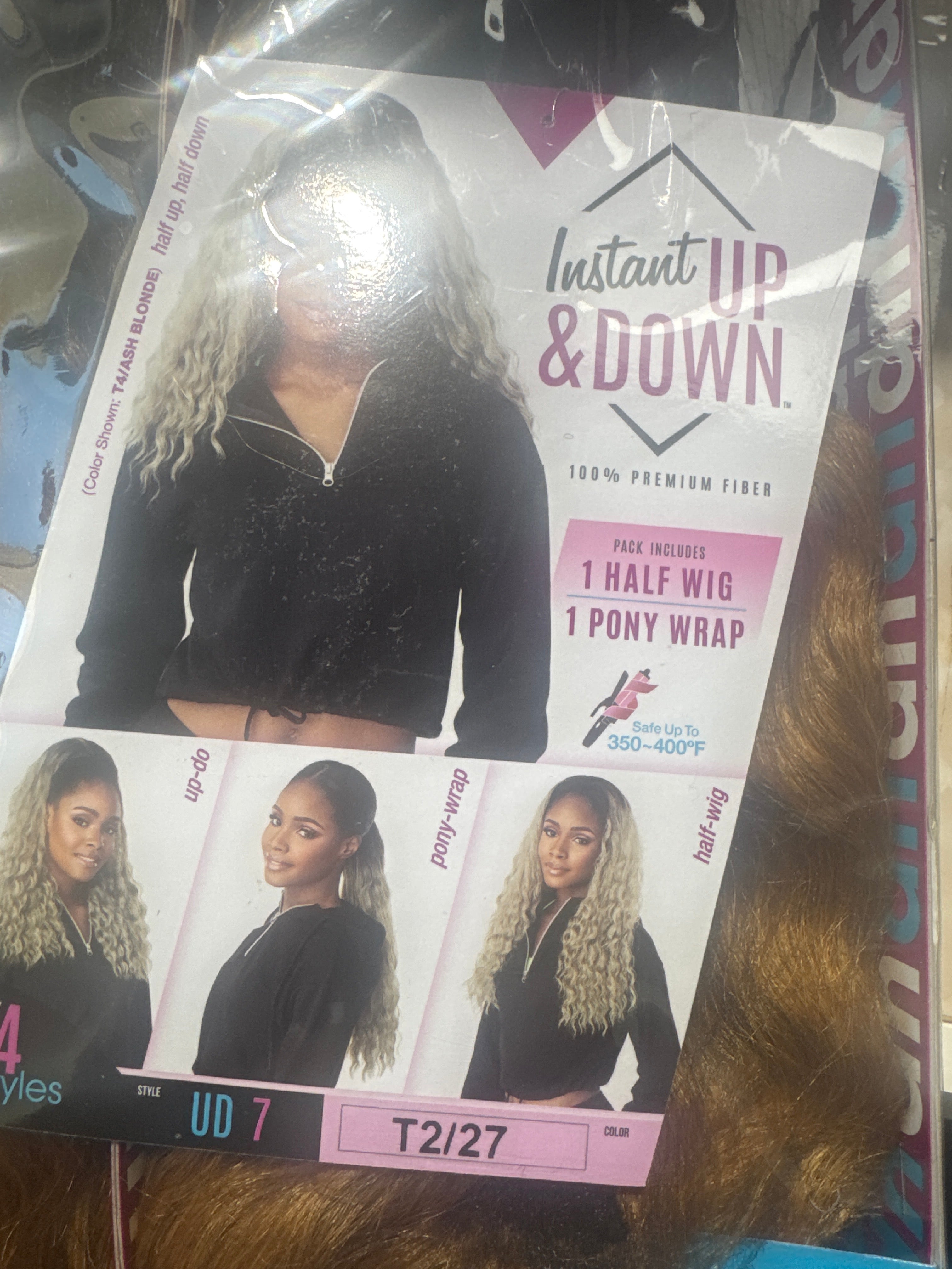 SENSATIONNEL INSTANT UP&DOWN 100%PREMIUM WIG PACK