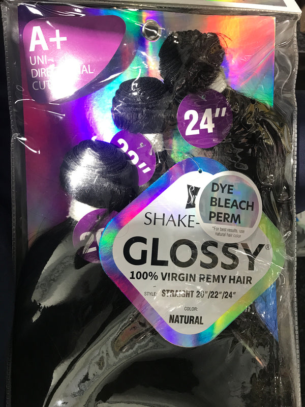 SHAKE N GO GLOSSY 100% VIRGIN REMY HAIR
