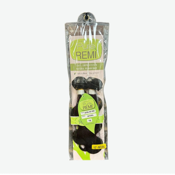 BLACK DIAMOND-PURE REMI 100% UNPROCESSED NATURAL HUMAN HAIR