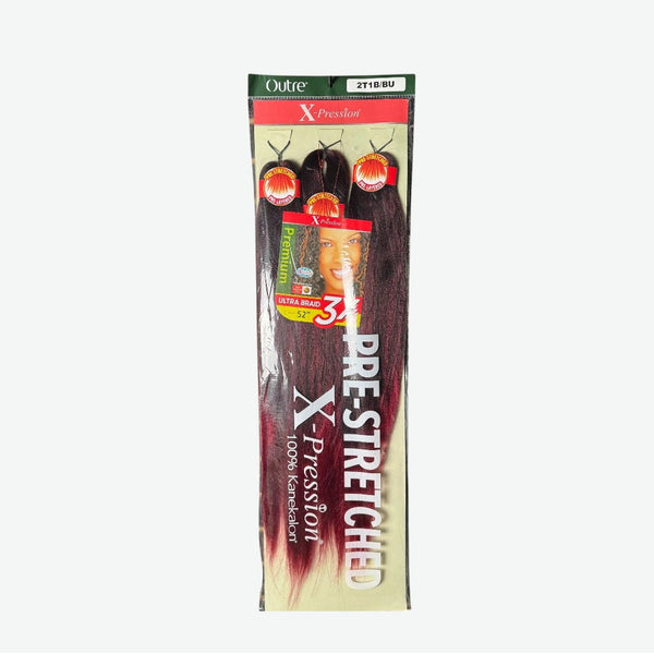 OUTRE BRAIDS X-PRESSION KANEKALON 3X PRE STRETCHED ULTRA BRAID