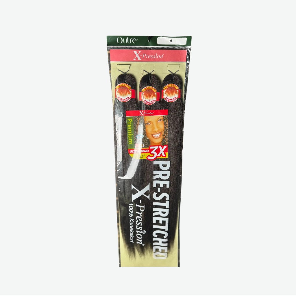 OUTRE BRAIDS X-PRESSION KANEKALON 3X PRE STRETCHED ULTRA BRAID