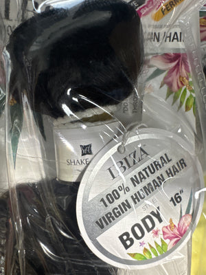 SHAKE N GO  IBIZA 100% NATURAL VIRGIN HUMAN HAIR