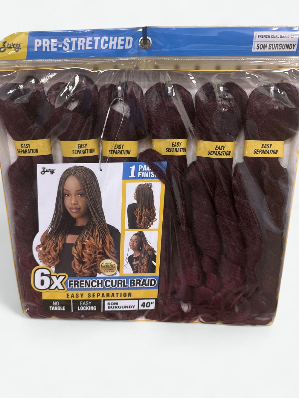 ZURY PRE-STRETCHED 6X FRENCH CURL BRAID