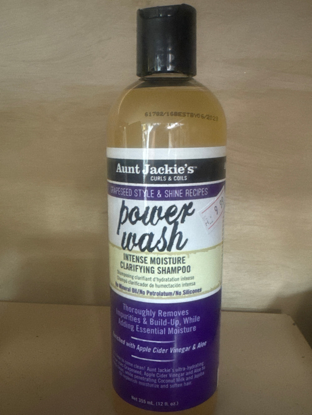 Aunt Jackie's Curls & Coils Power Wash Intense Moisture Clarifying Shampoo