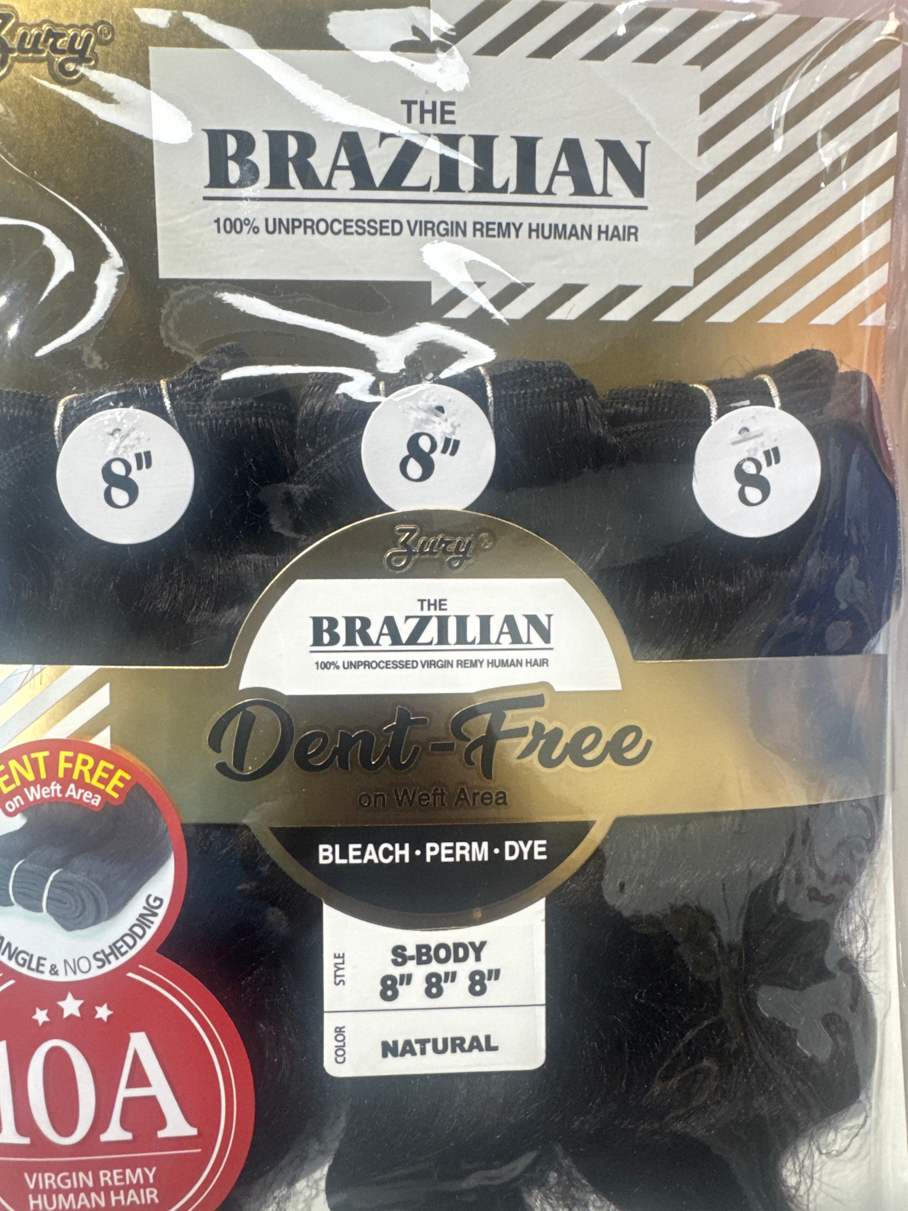 ZURY BRAZILIAN UNPROCESSED HUMAN HAIR