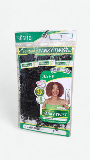BESHE BOHEMIAN YANKY TWIST CROCHET BRAID