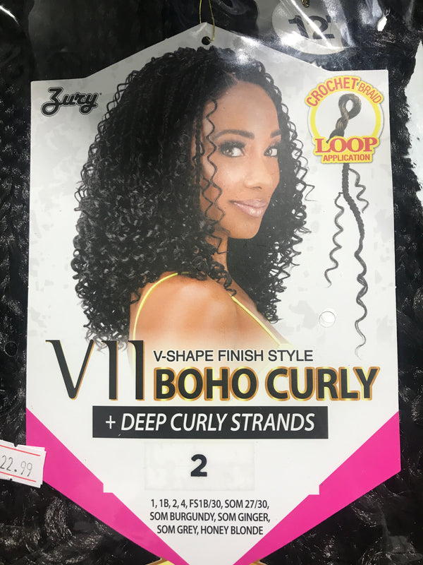 ZURY V11 BOHO CURLY CROCHET BRIADS