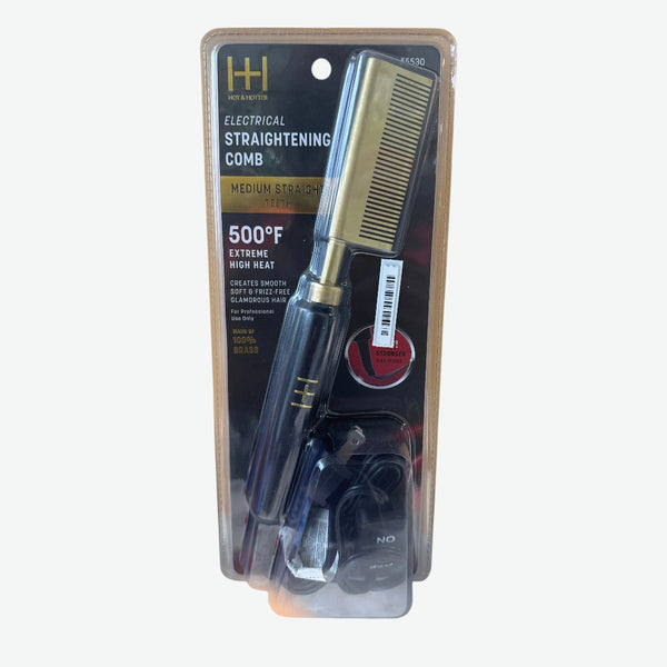 ELECTRICAL STRAIGHTENING COMB- MEDIUM STRAIGHT TEETH