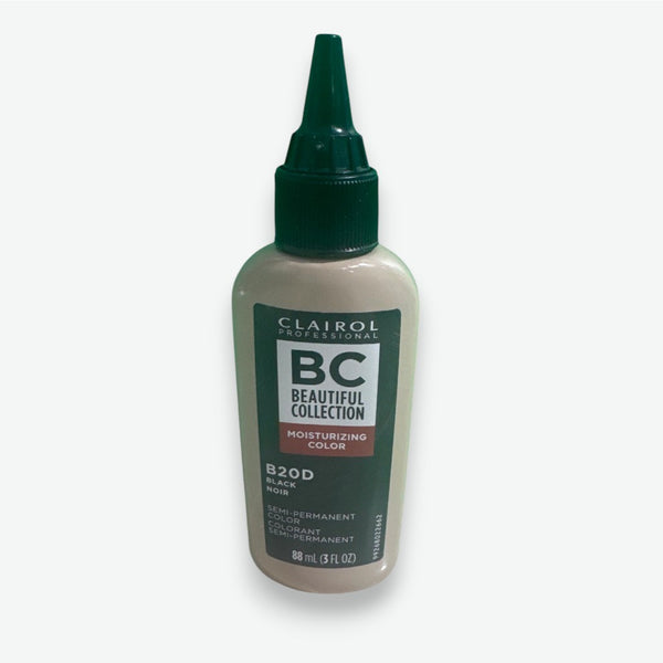 Clairol BC Beautiful Collection hair color bottle on a white background
