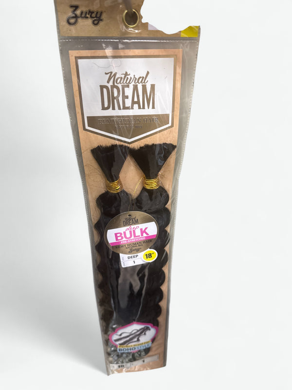 ZURY BULK PRE-STRETCHED REMY HUMAN HAIR