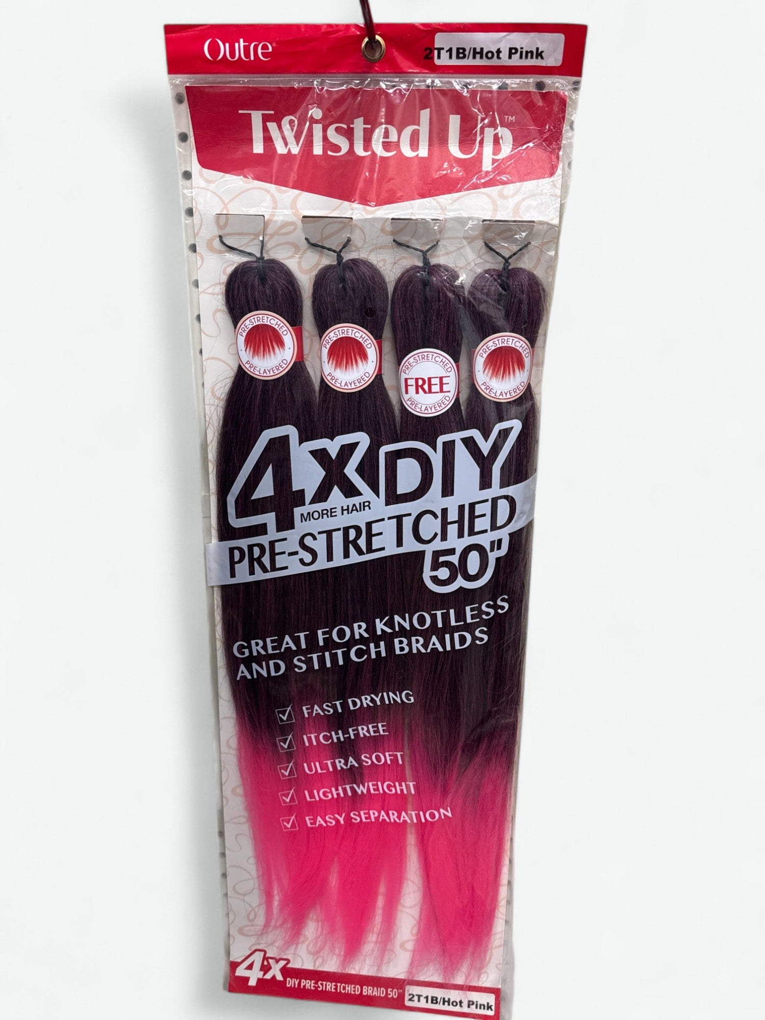 OUTRE 4X TWISTED-UP PRE-STRETCHED
