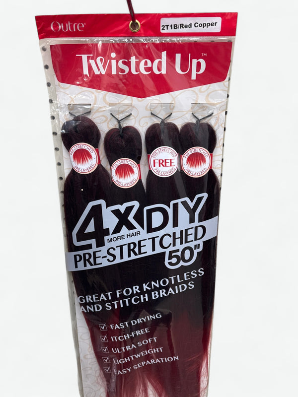 OUTRE 4X TWISTED-UP PRE-STRETCHED