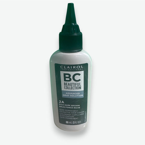 Clairol BC Beautiful Collection hair color bottle on a white background