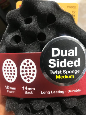 RED DUAL SIDED TWIST SPONGE MINI