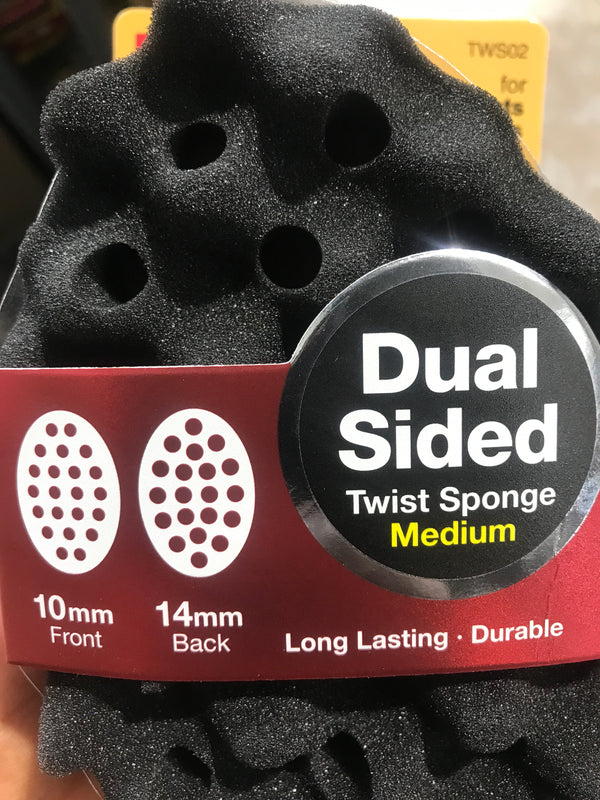RED DUAL SIDED TWIST SPONGE MINI