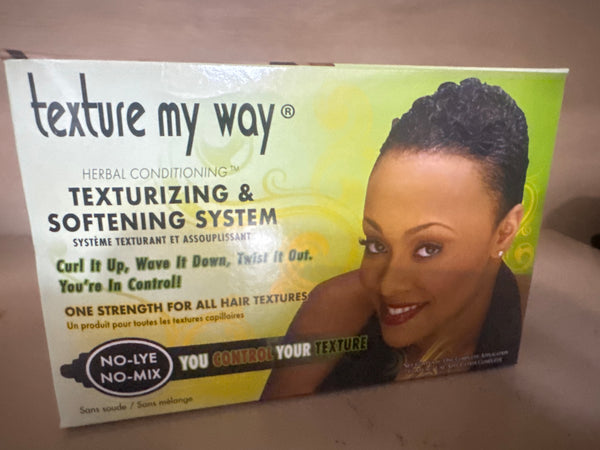 Texture My Way Herbal Conditioning Texturizing & Softening System