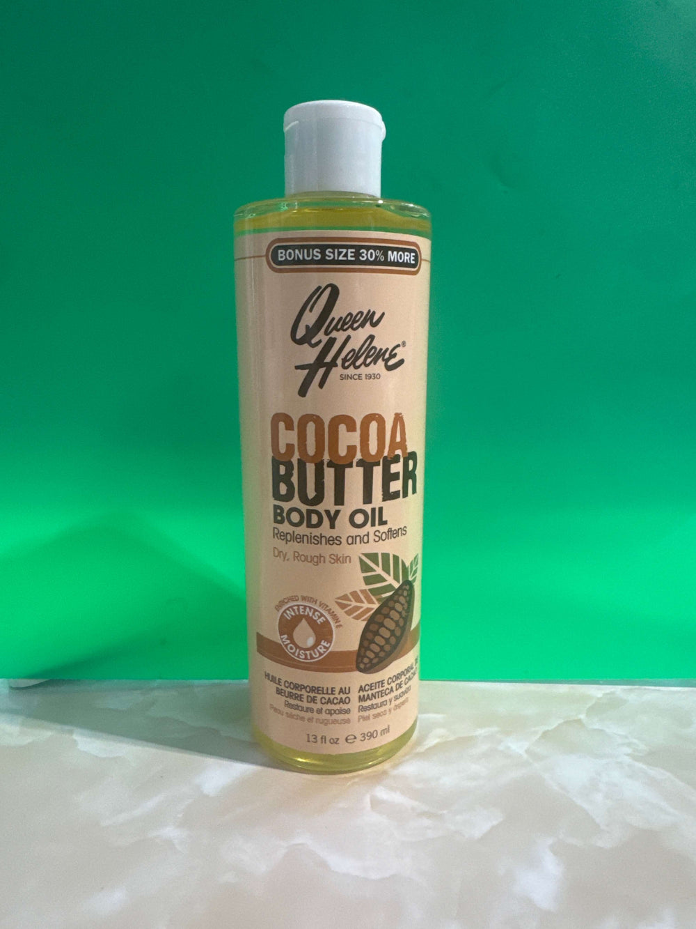 queen helene cocoa butter body oil