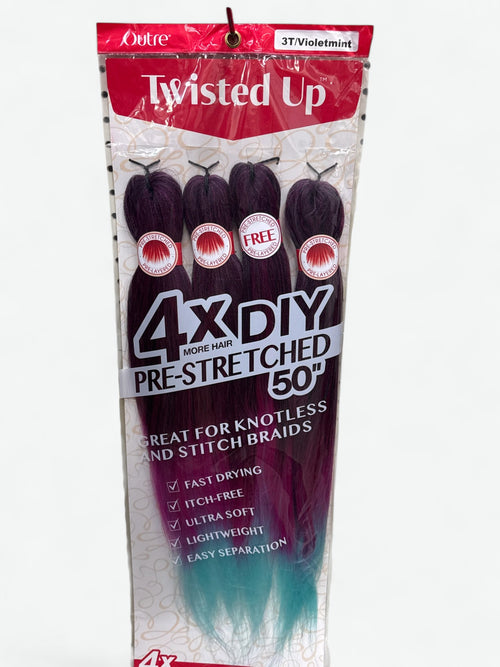 OUTRE 4X TWISTED-UP PRE-STRETCHED