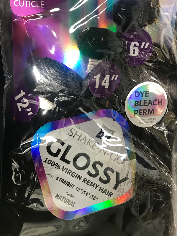 SHAKE N GO GLOSSY 100% VIRGIN REMY HAIR