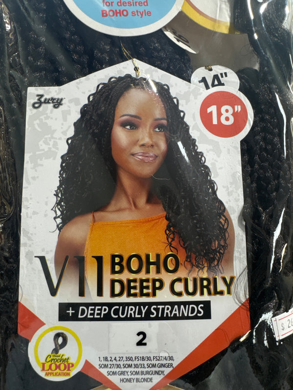 ZURY V11 BOHO CURLY CROCHET BRIADS
