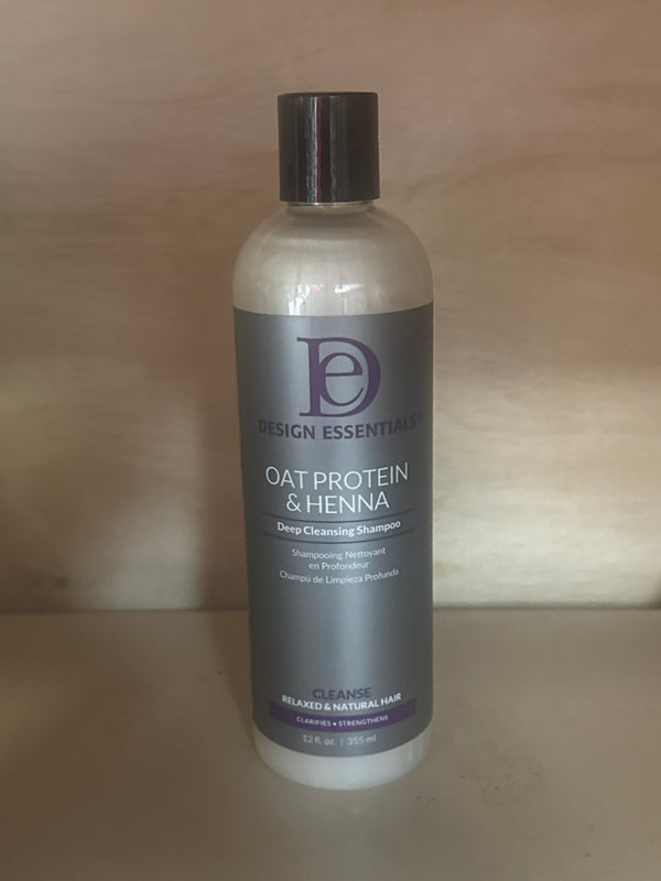 Design Essentials Oat Protein & Henna Deep Cleansing Shampoo