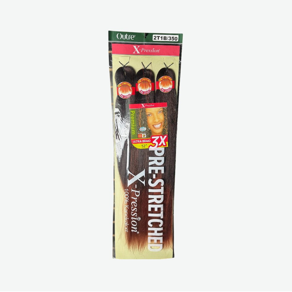 OUTRE BRAIDS X-PRESSION KANEKALON 3X PRE STRETCHED ULTRA BRAID
