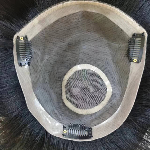 Human Hair Men Toupee