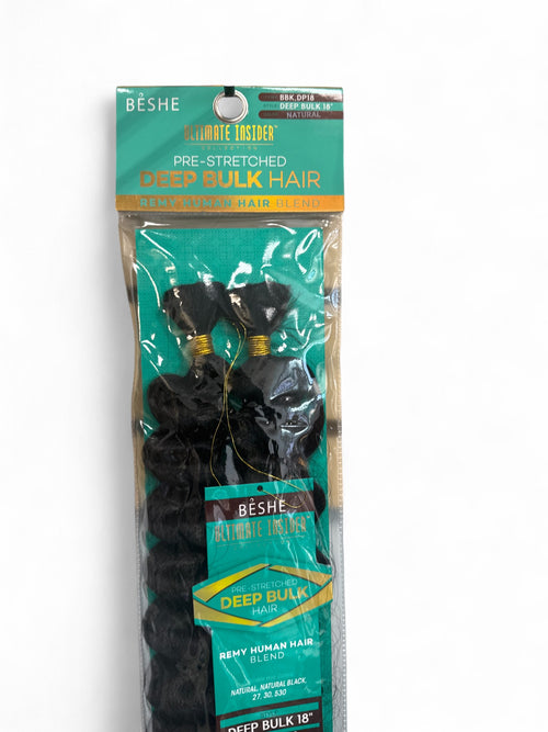 BESHE PRE-STRETCHED REMY HUMAN HAIR BLEND