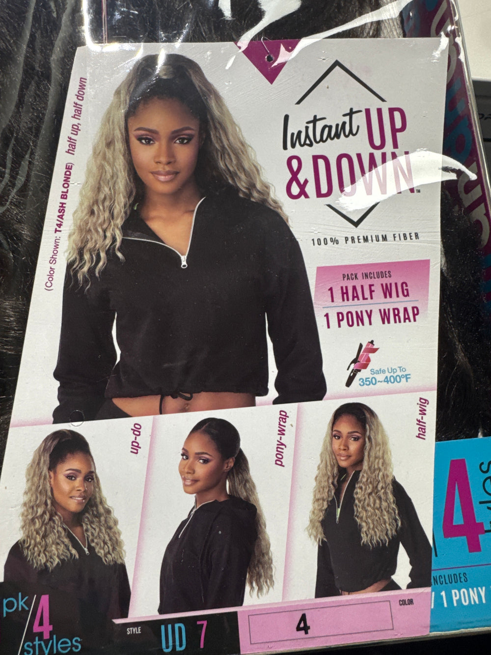 SENSATIONNEL INSTANT UP&DOWN 100%PREMIUM WIG PACK