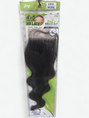 ZURY 4X5 FREE PARTING HD LACE CLOSURE