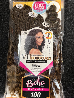 ZURY V11 BOHO CURLY CROCHET BRIADS