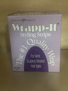 Graham Beauty Wrapp-It Styling Strips - Black