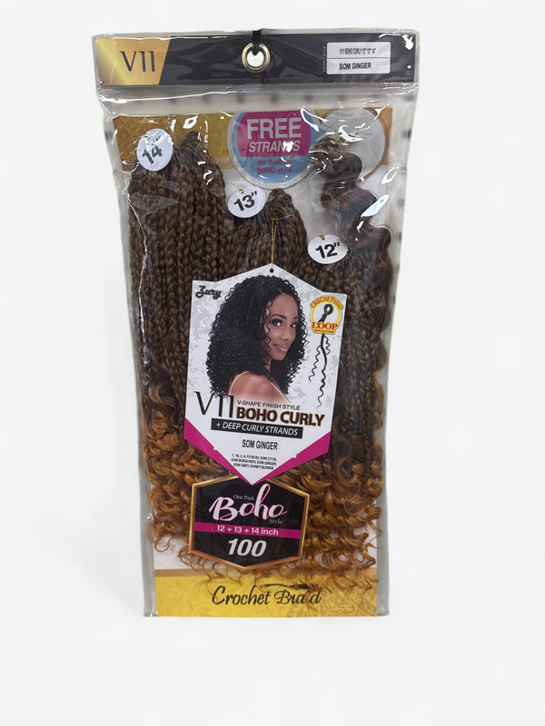 ZURY V11 BOHO CURLY CROCHET BRIADS