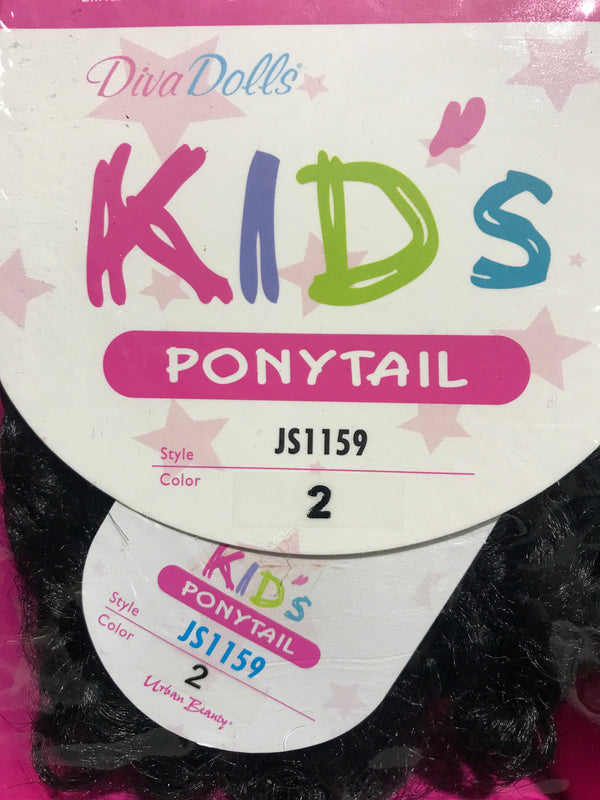 DIVA DOLLS KIDS  PONYTAIL HAIR