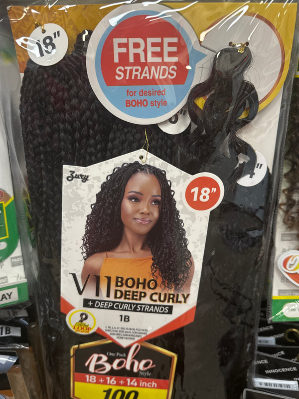 ZURY V11 BOHO CURLY CROCHET BRIADS