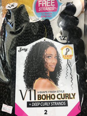 ZURY V11 BOHO CURLY CROCHET BRIADS
