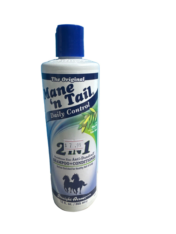 MANE `N TAIL DAILY CONTROL 2IN1 ANTI-DANDRUFF SHAMPOO/CONDITIONER