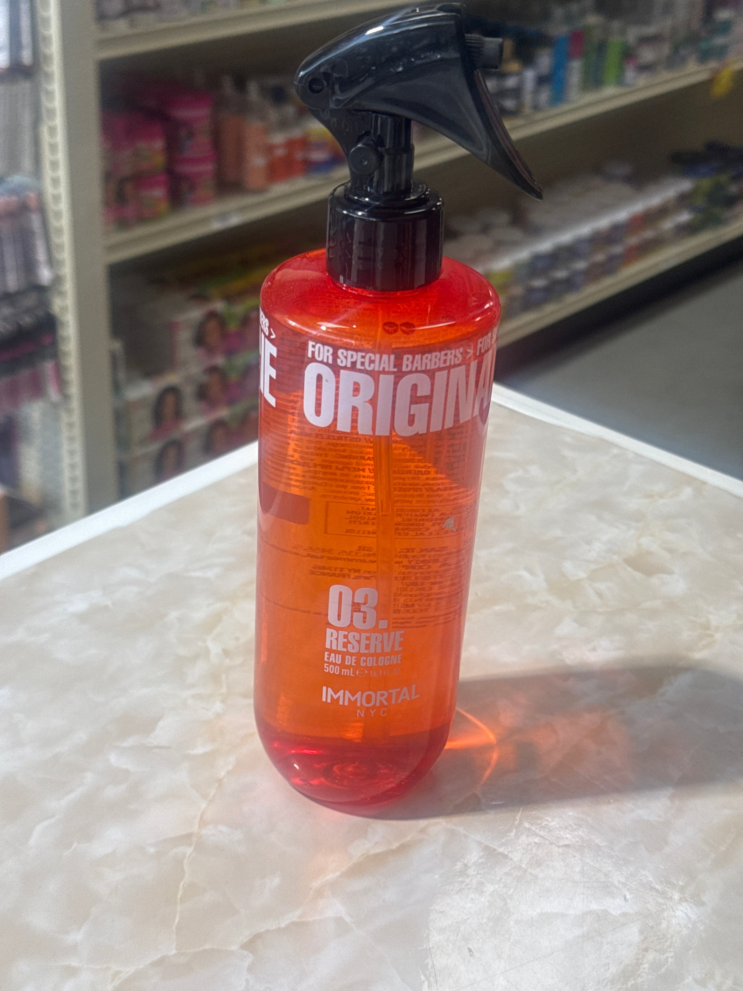 IMMORTALITY NYC  EAU DE COLOGNE FOR BABRBER