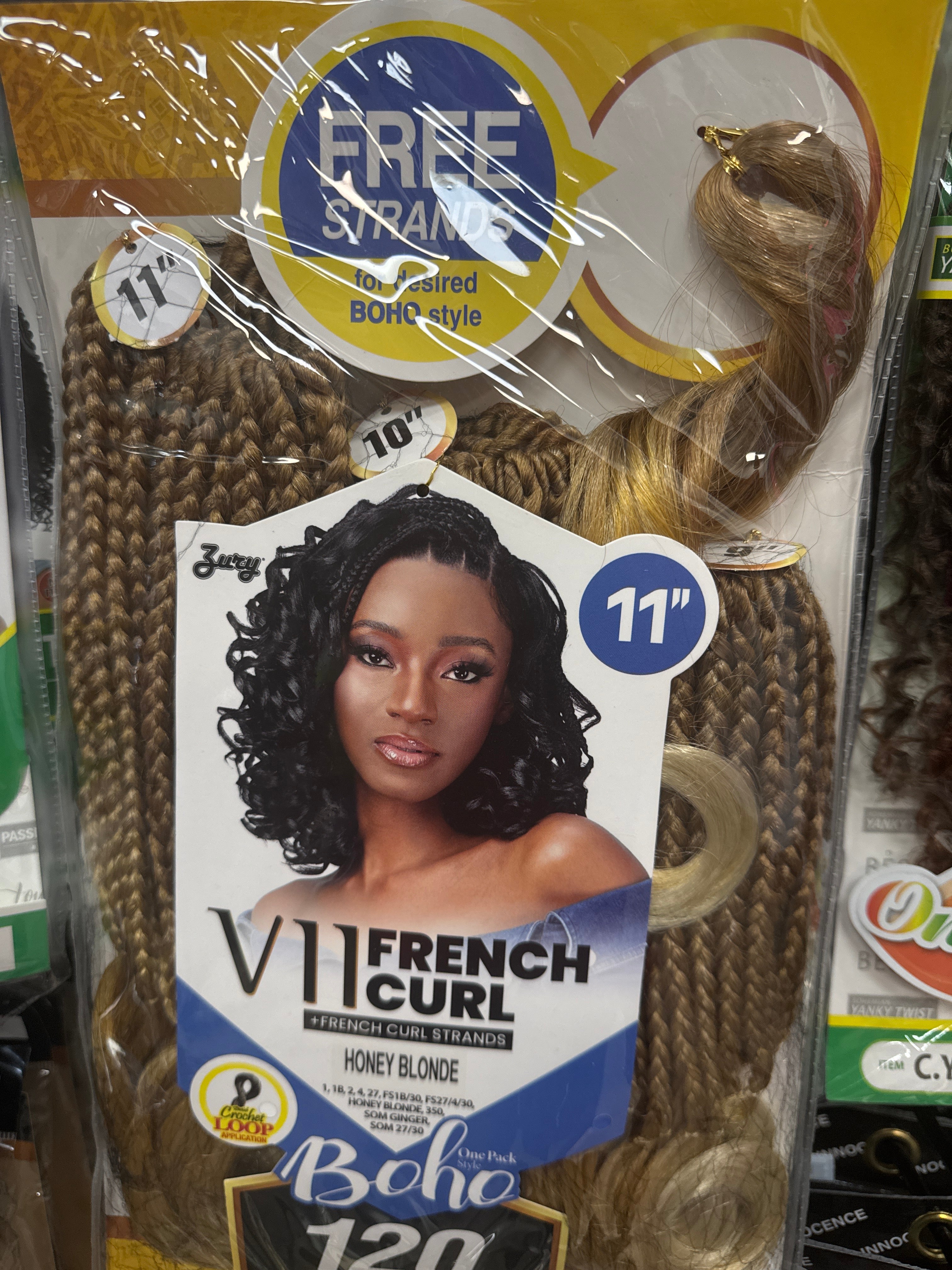 ZURY V11 BOHO CURLY CROCHET BRIADS