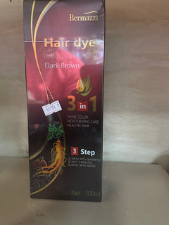 Bermazzi Hair Dye Shampoo - Dark Brown