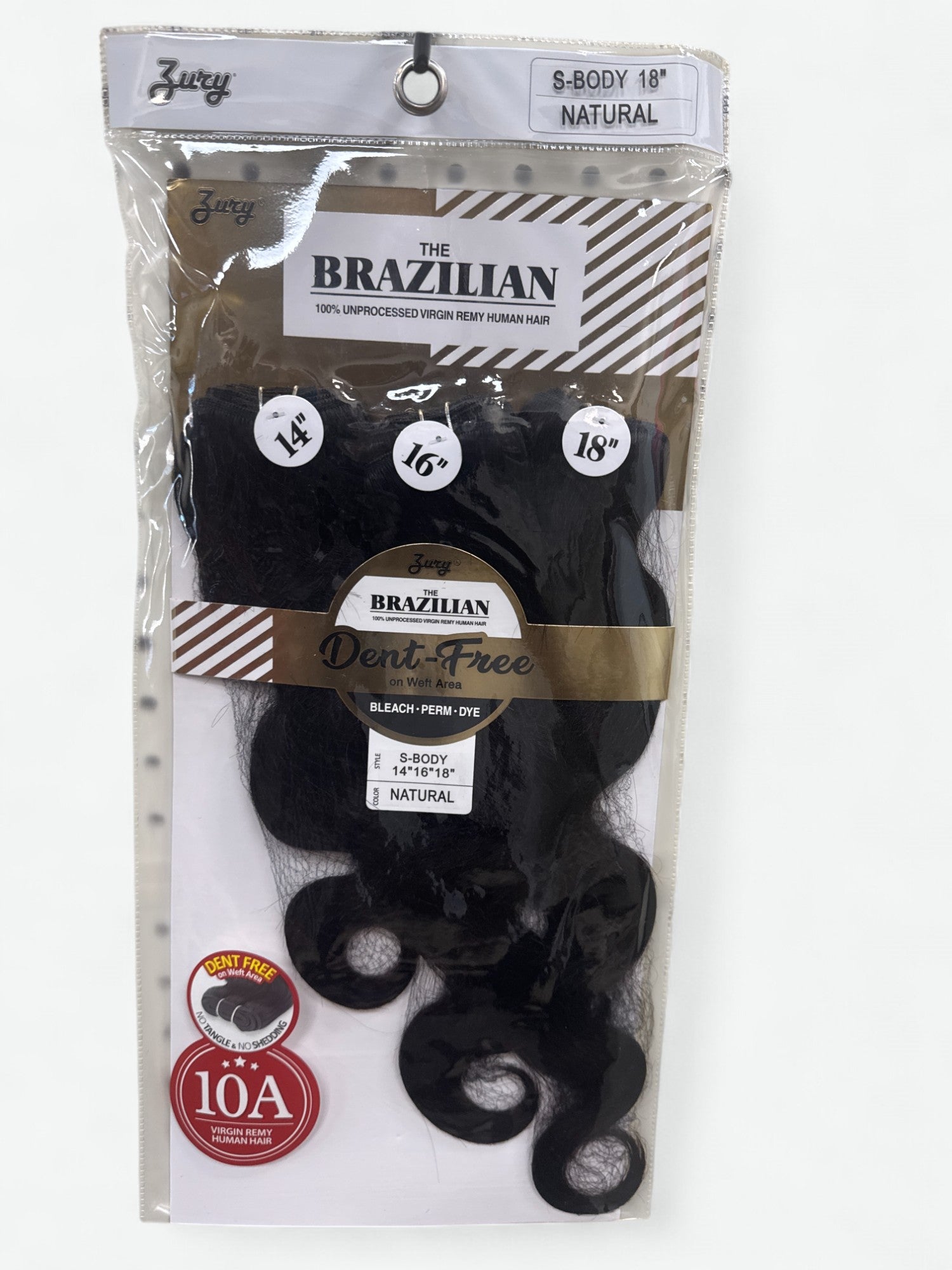 ZURY BRAZILIAN UNPROCESSED HUMAN HAIR