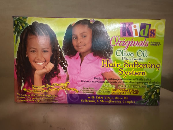 Africa's Best Kids Originals Olive Oil Ultra-Gentle Hair Softening System