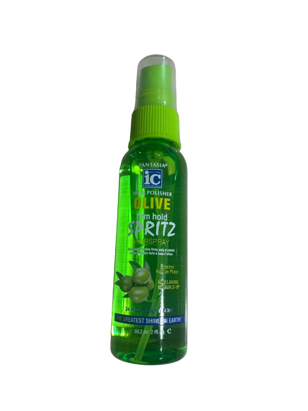 FANTASIA HAIR POLISHER OLIVE FIRM HOLD SPRITZ HAIR SPRAY