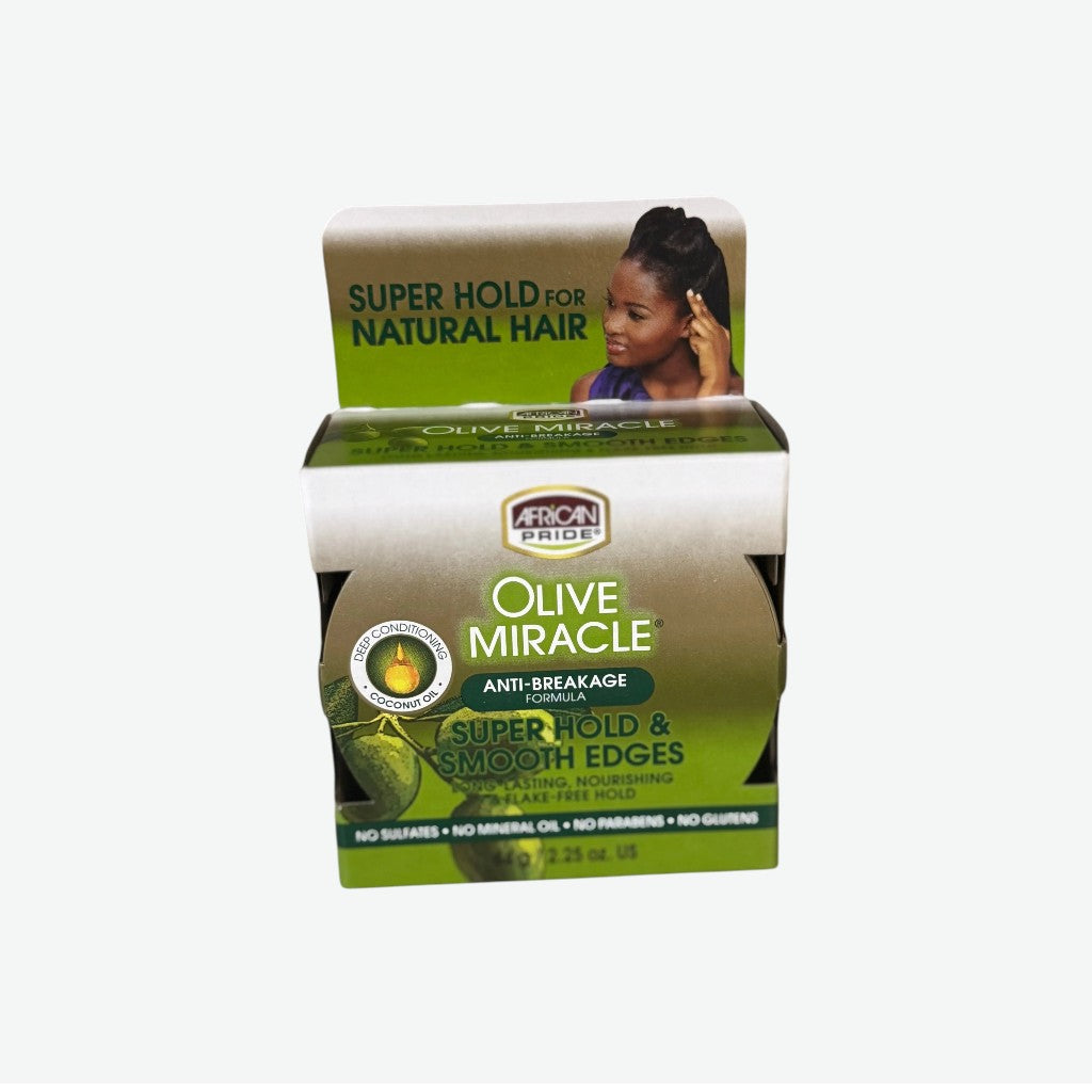 AFRICAN PRIDE OLIVE MIRACLE SUPER HOLD & SMOOTH EDGE