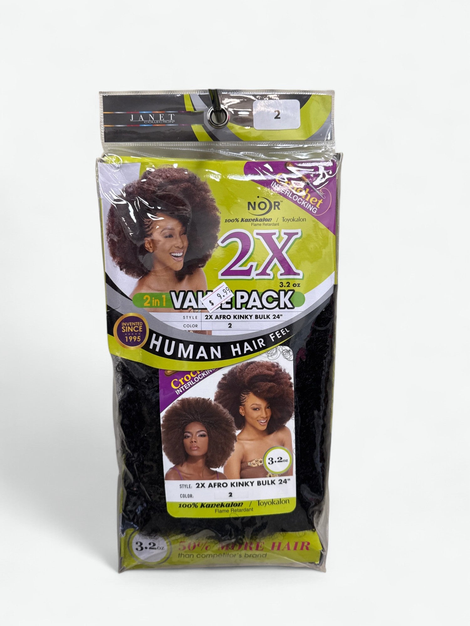 JANET COLLECTION 2X NOR  CROCHET BRAID