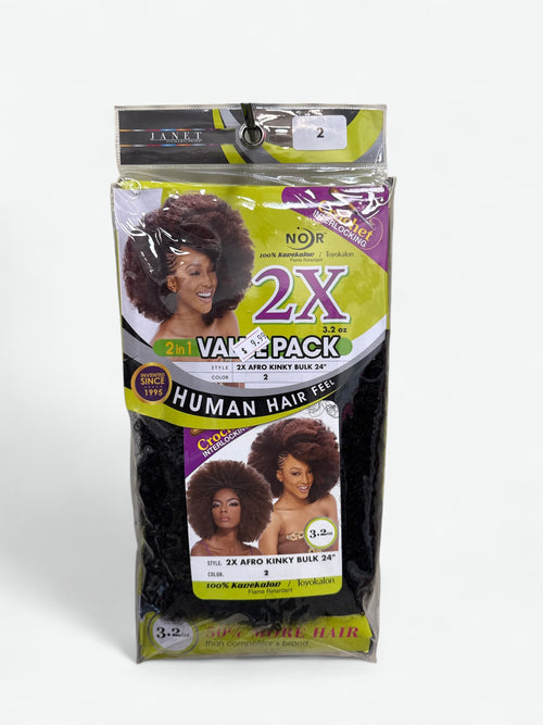 JANET COLLECTION 2X NOR  CROCHET BRAID