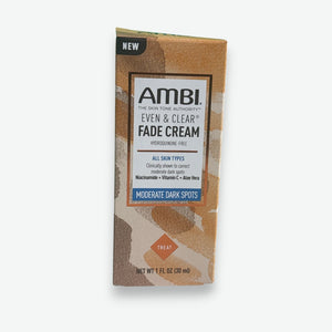Ambi Even & Clear Fade Cream packaging on a white background