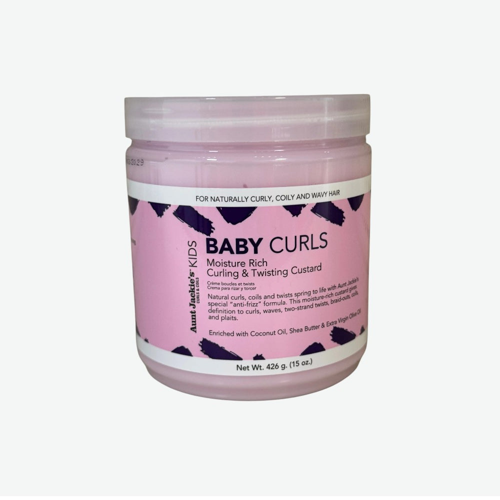 AUNT JACKIE'S BABY CURLS MOISTURE RICH CURLING & TWISTING CUSTARD