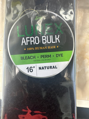 ZURY LUREX  100 % HUMAN HAIR AFRO BULK